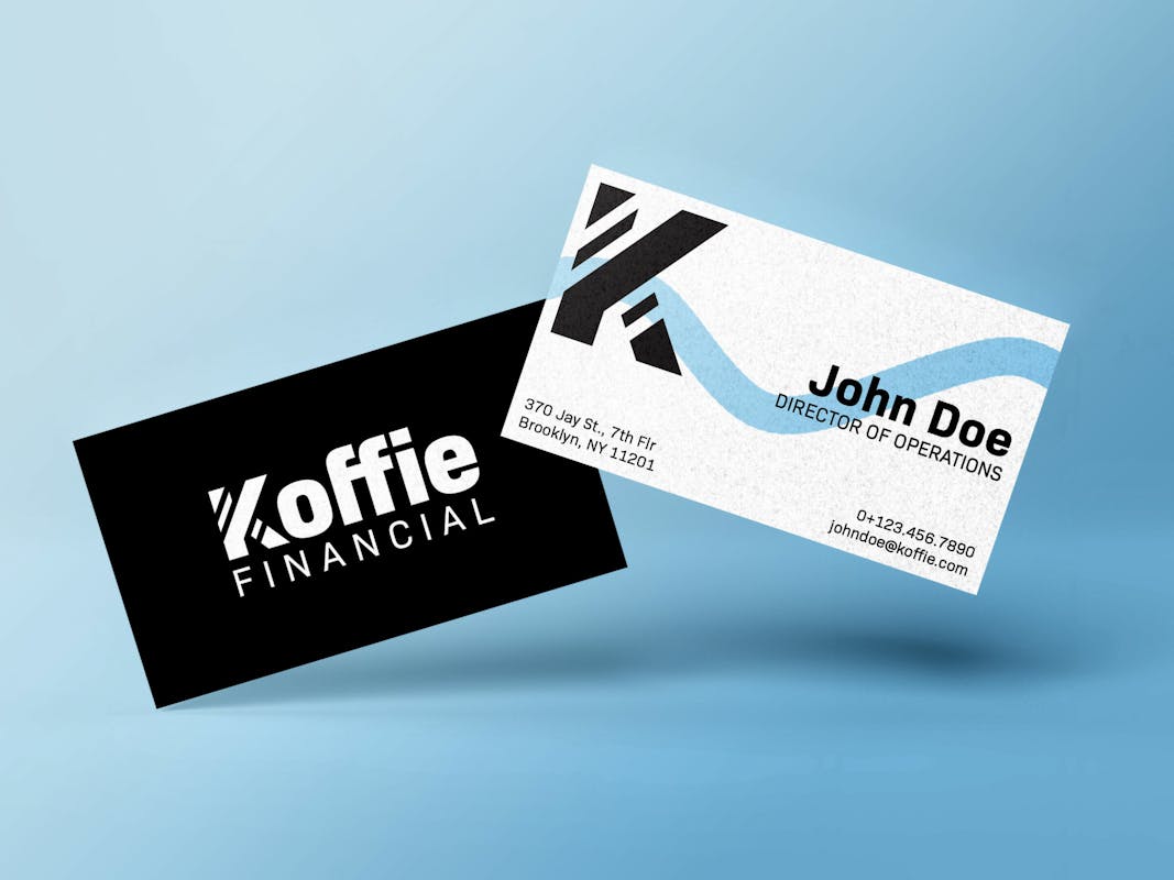 Koffie business card